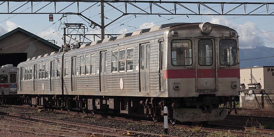 弘南鉄道6000系6005+6006大鰐線大沢車庫