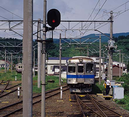弘南鉄道大鰐線6007-大鰐駅入換-03