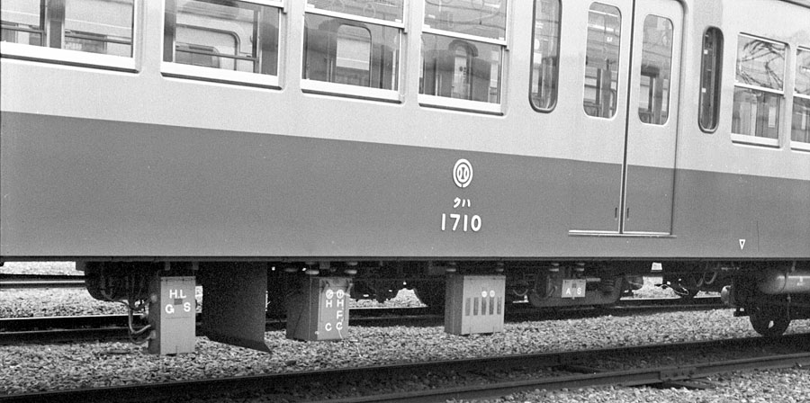 西武鉄道701系クハ床下