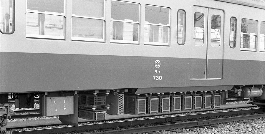 西武鉄道701系モハ床下
