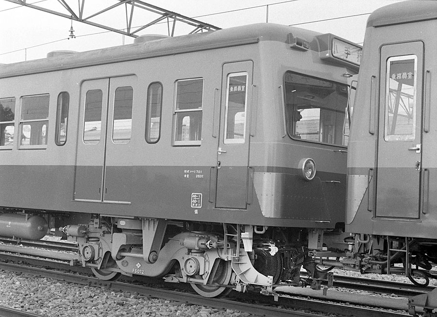 西武鉄道701系クハ床下