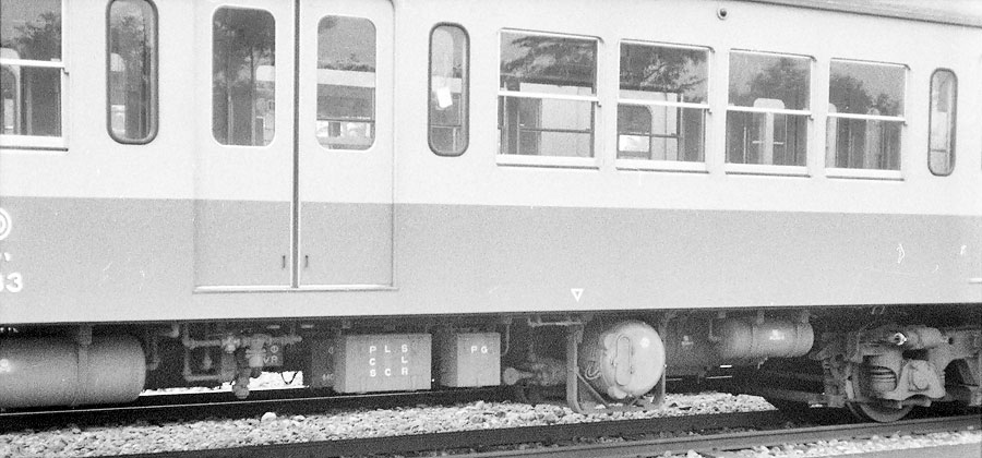 西武鉄道701系モハ床下