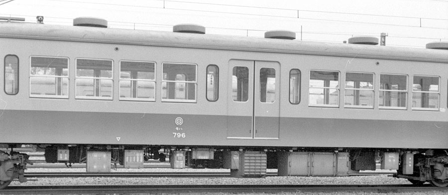 西武鉄道701系モハ床下