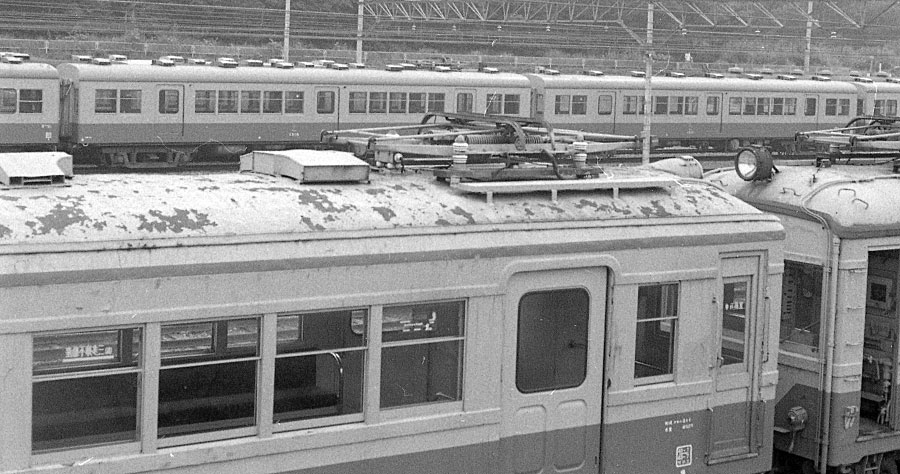 西武鉄道クモハ311形屋根
