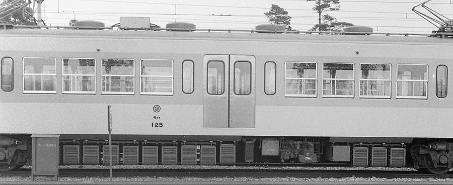 西武鉄道101系非冷房床下