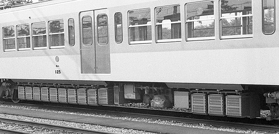 西武鉄道101系非冷房床下