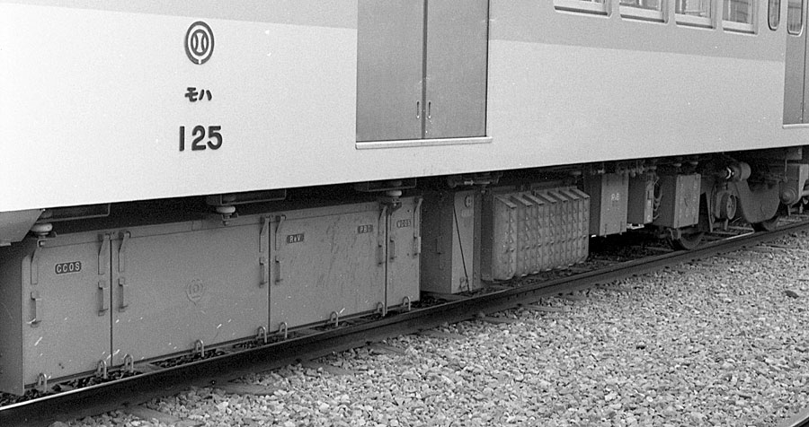 西武鉄道101系非冷房床下