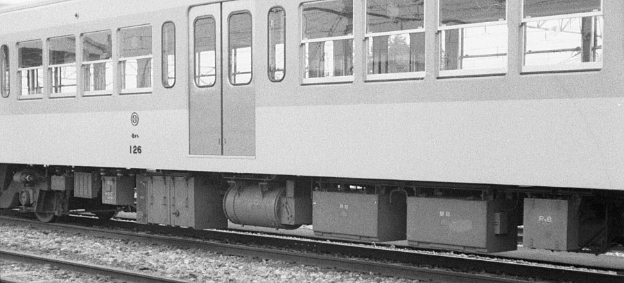 西武鉄道101系非冷房床下