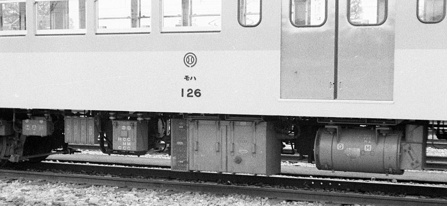 西武鉄道101系非冷房床下