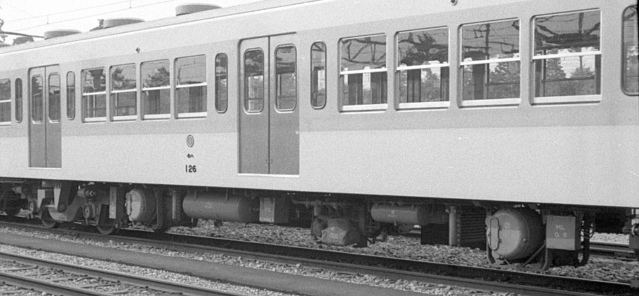 西武鉄道101系非冷房床下