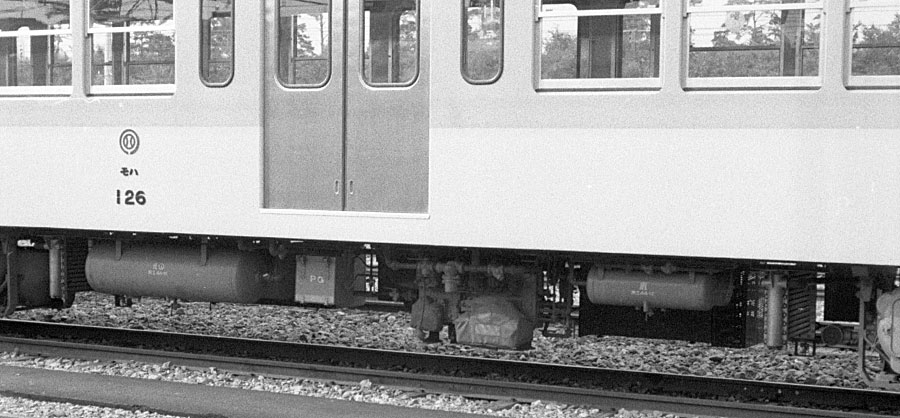 西武鉄道101系非冷房床下