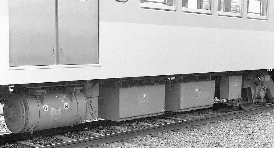 西武鉄道101系非冷房床下