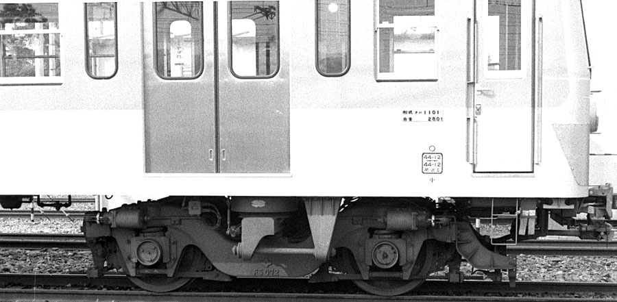 西武鉄道101系非冷房床下