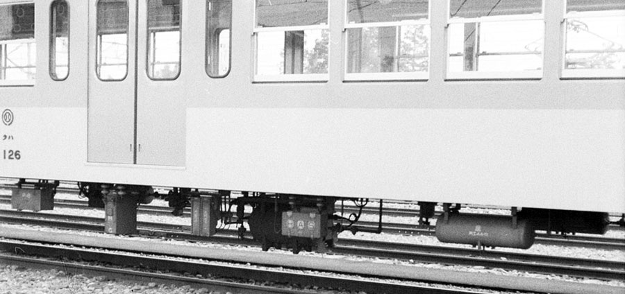 西武鉄道101系非冷房床下