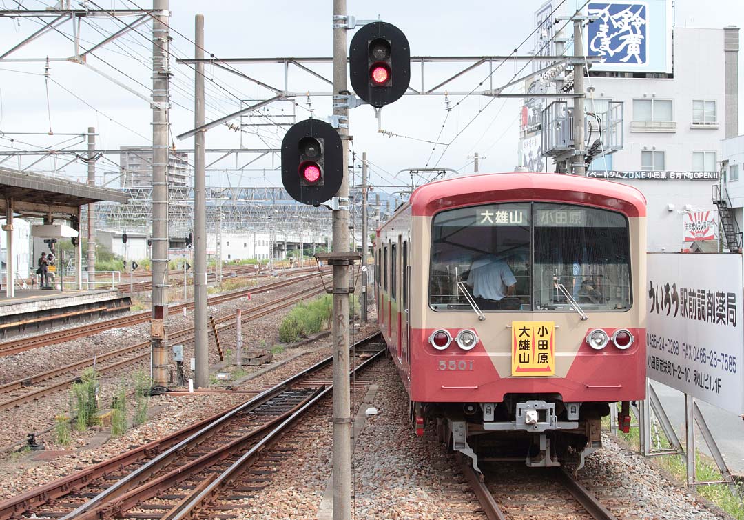 大雄山線5000系5501西武色