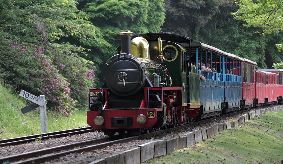 虹の郷ロムニー鉄道カンブリア号蒸気機関車