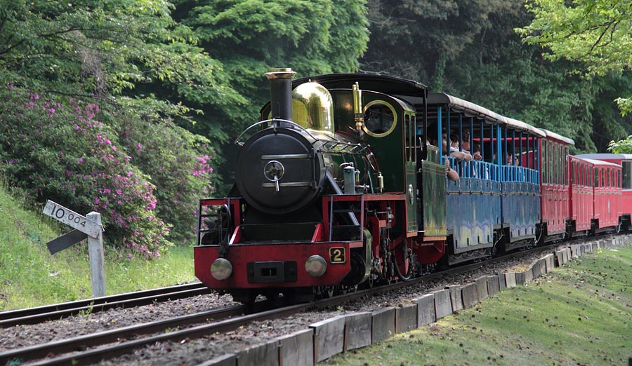 虹の郷ロムニー鉄道カンブリア号蒸気機関車