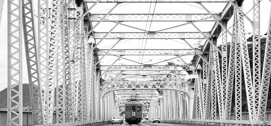 名鉄犬山橋梁モ3707