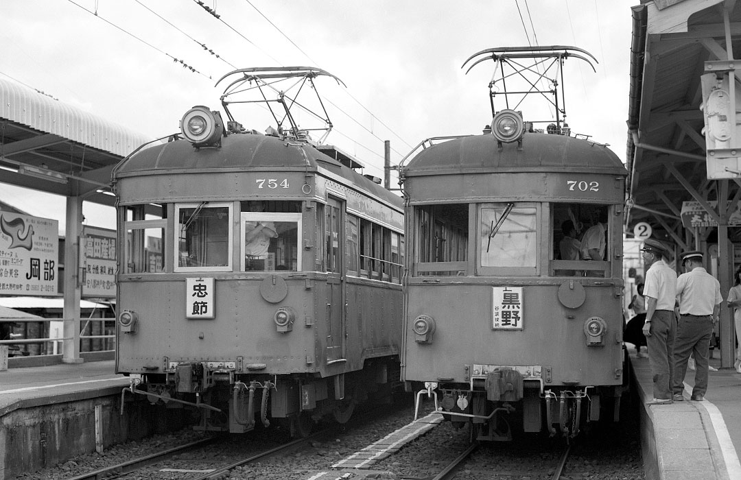 名鉄 揖斐・谷汲線 モ754、モ702