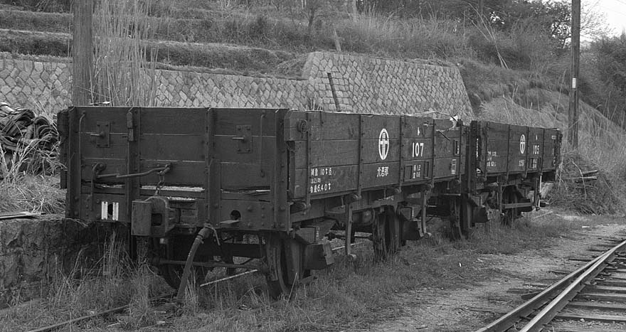 北恵那鉄道無蓋貨車 ト107号、ト105号