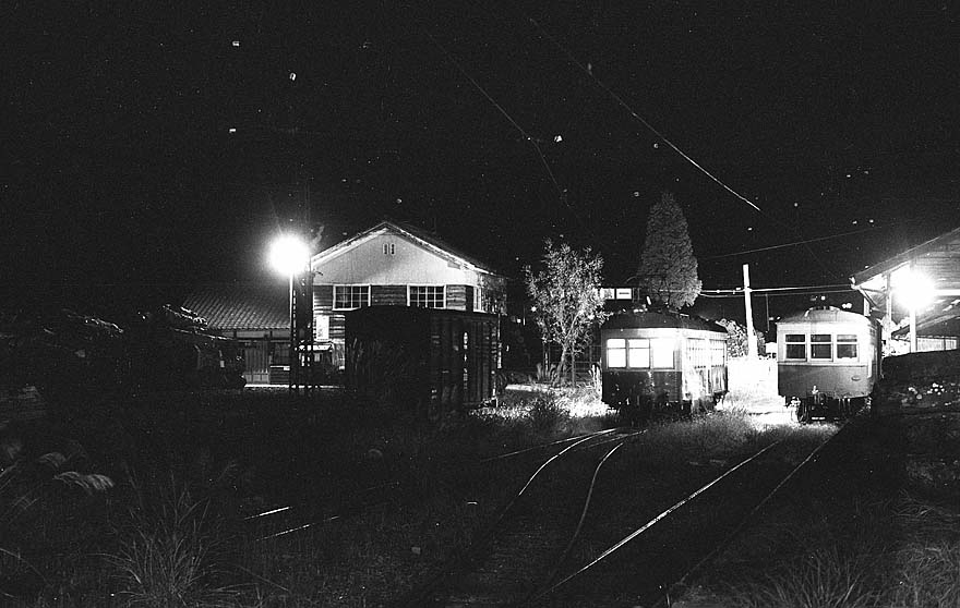 北恵那鉄道下付知駅夜間風景2
