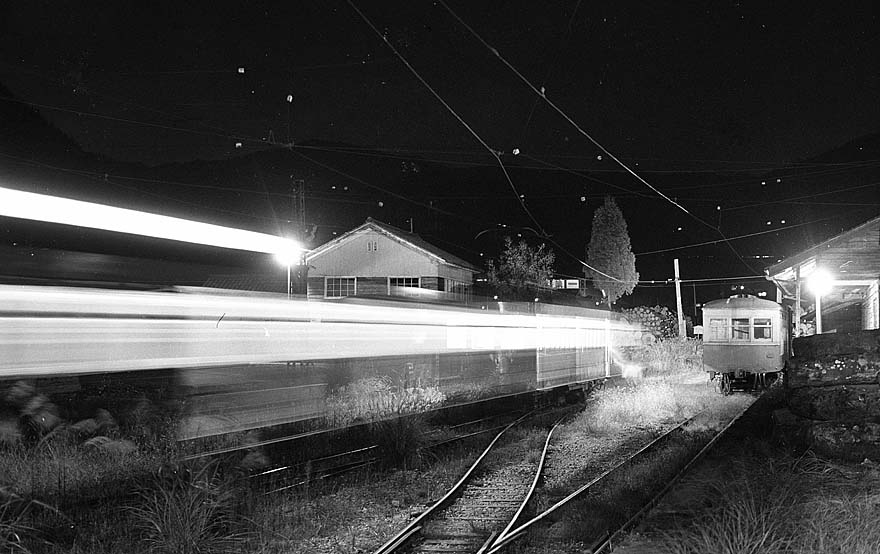 北恵那鉄道下付知夜間入換風景1