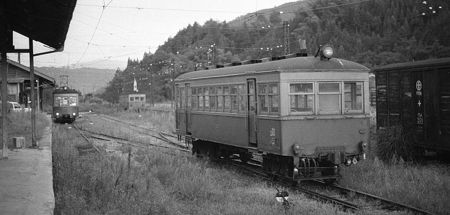 北恵那鉄道ク80形82号留置状況