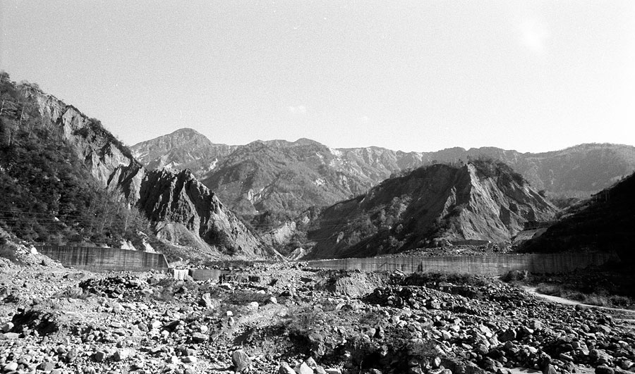 立山砂防工事地区遠景