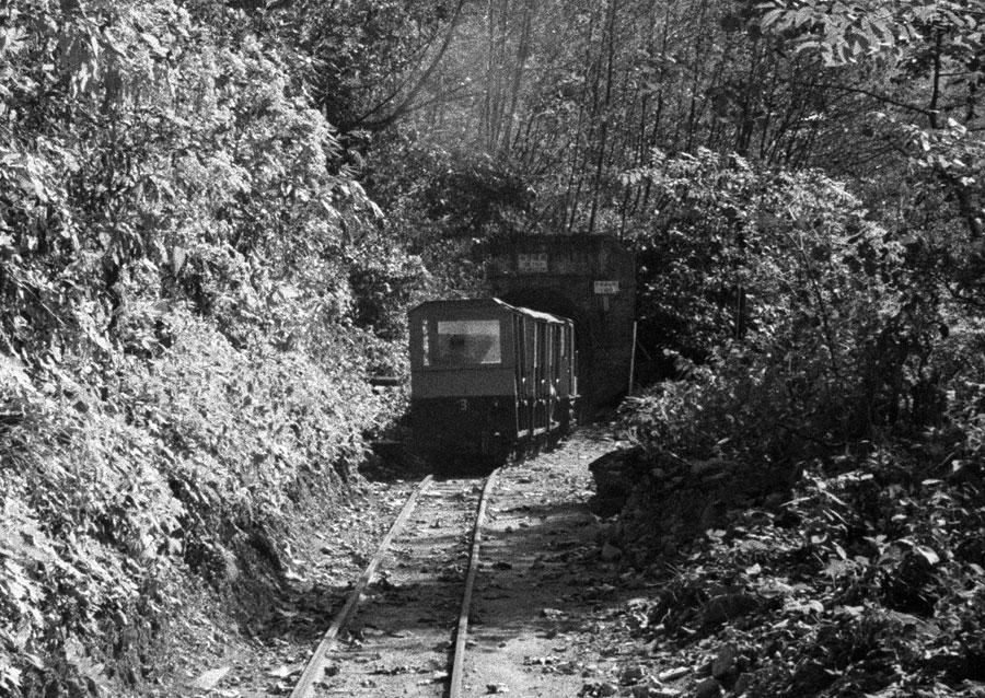 立山砂防軌道 人車列車