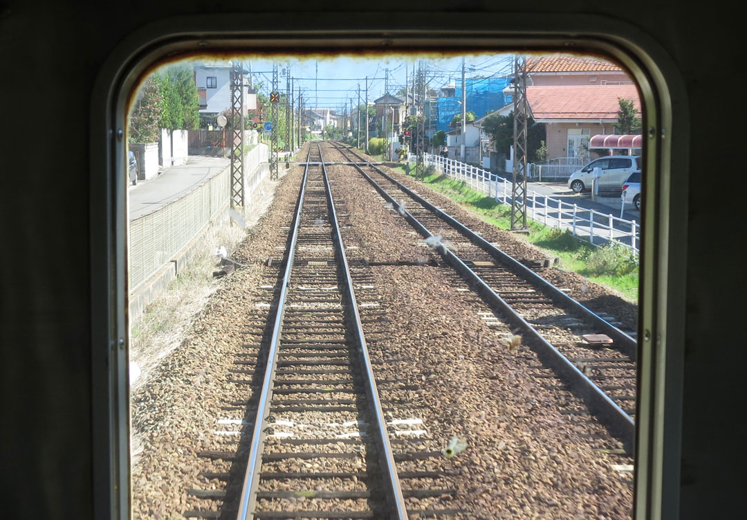 長野電鉄線路枕木締結状況-1