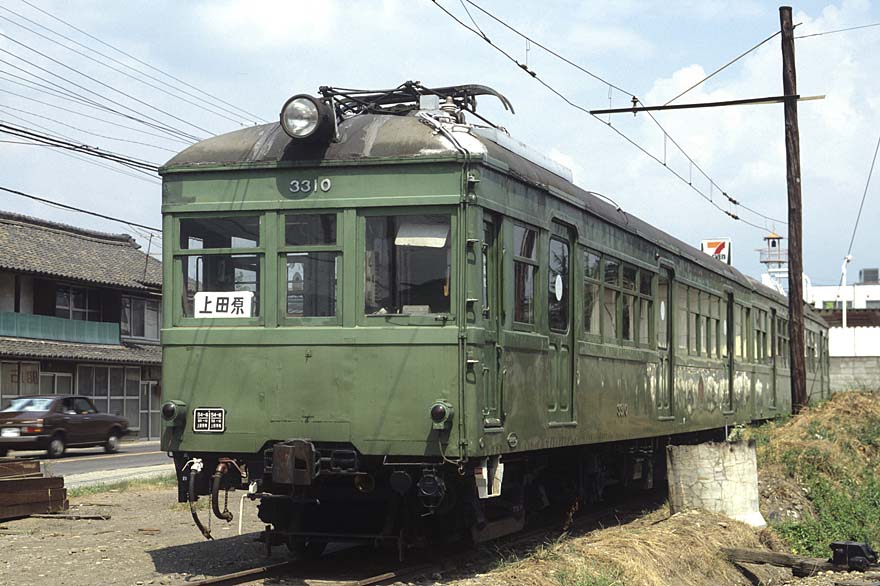 上田交通別所線では3300形3310