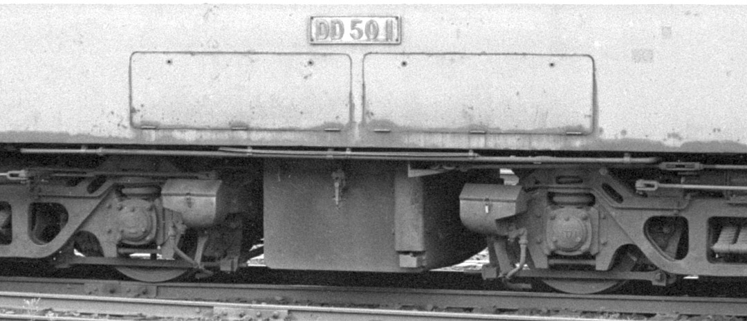 DD50形501号機床下