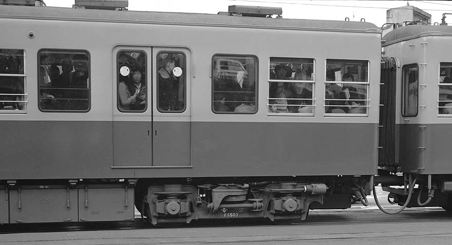 京阪電鉄500形連結間