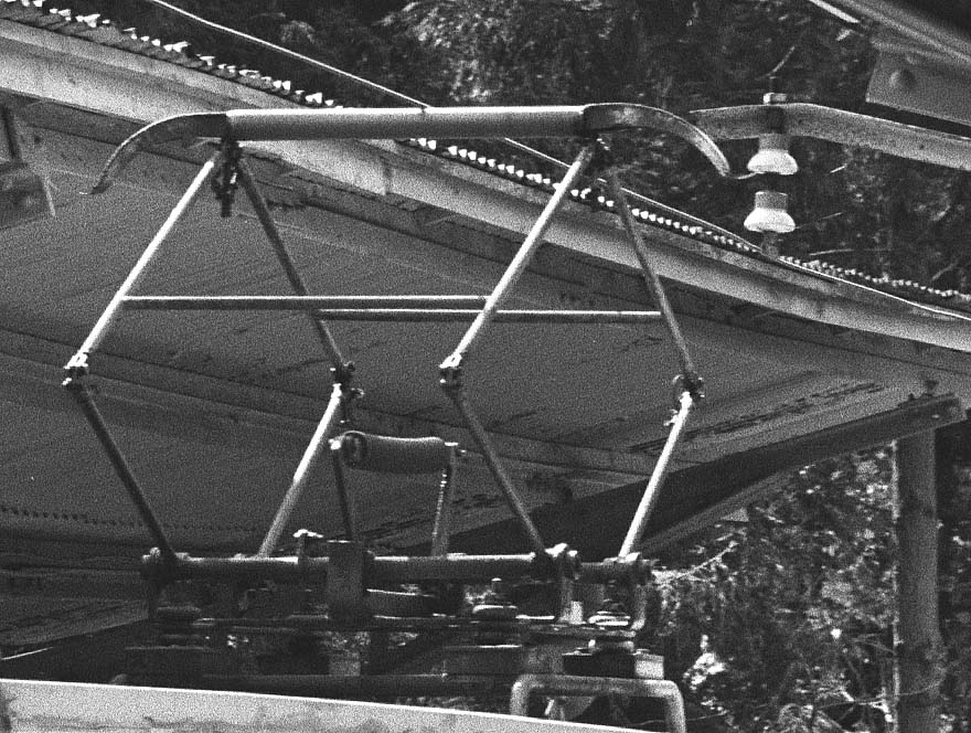 比叡山鉄道パンタグラフ