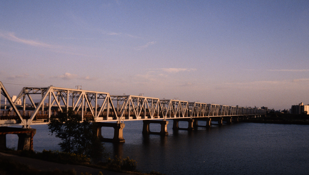 赤川仮橋-全景