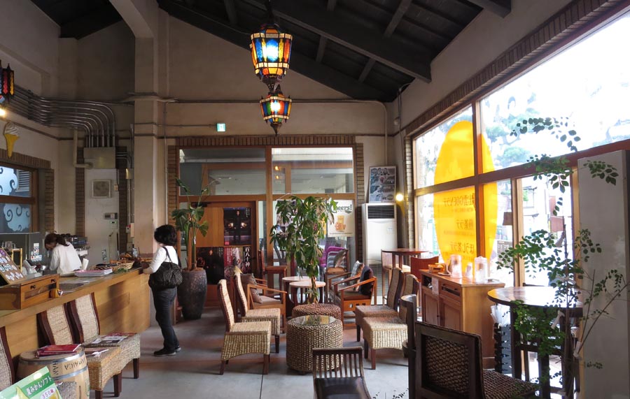 一畑電車大社駅併設カフェ