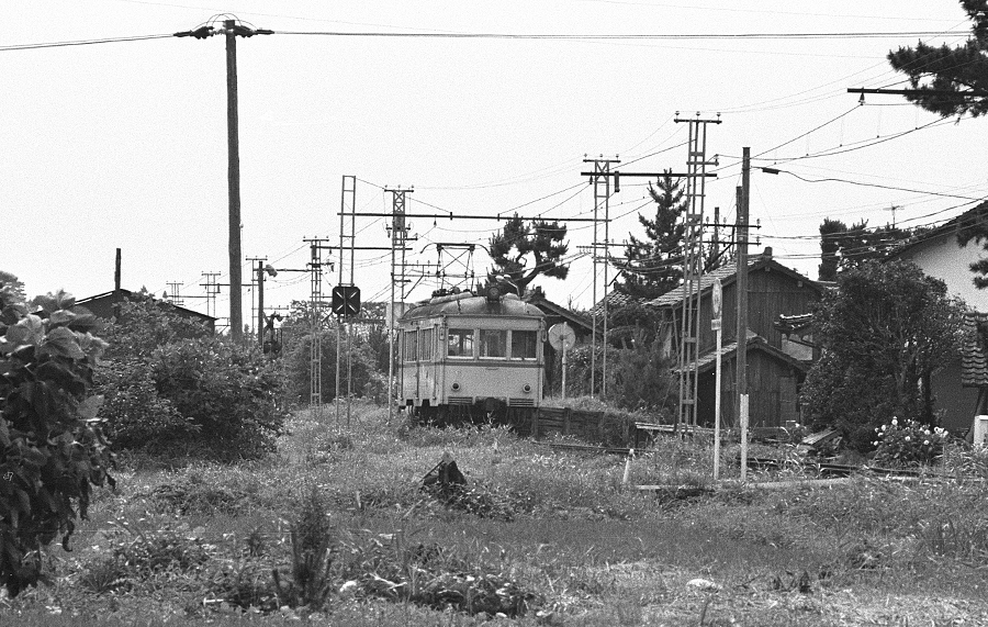 一畑電鉄大社線風景