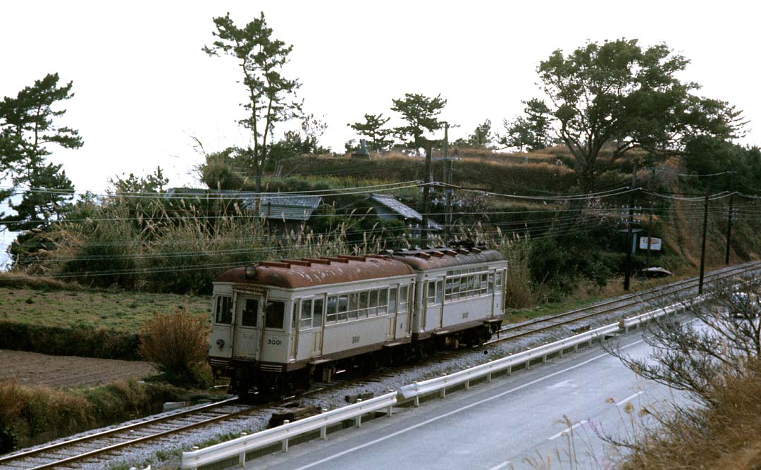 土佐電鉄鉄道線クハ3000形3001