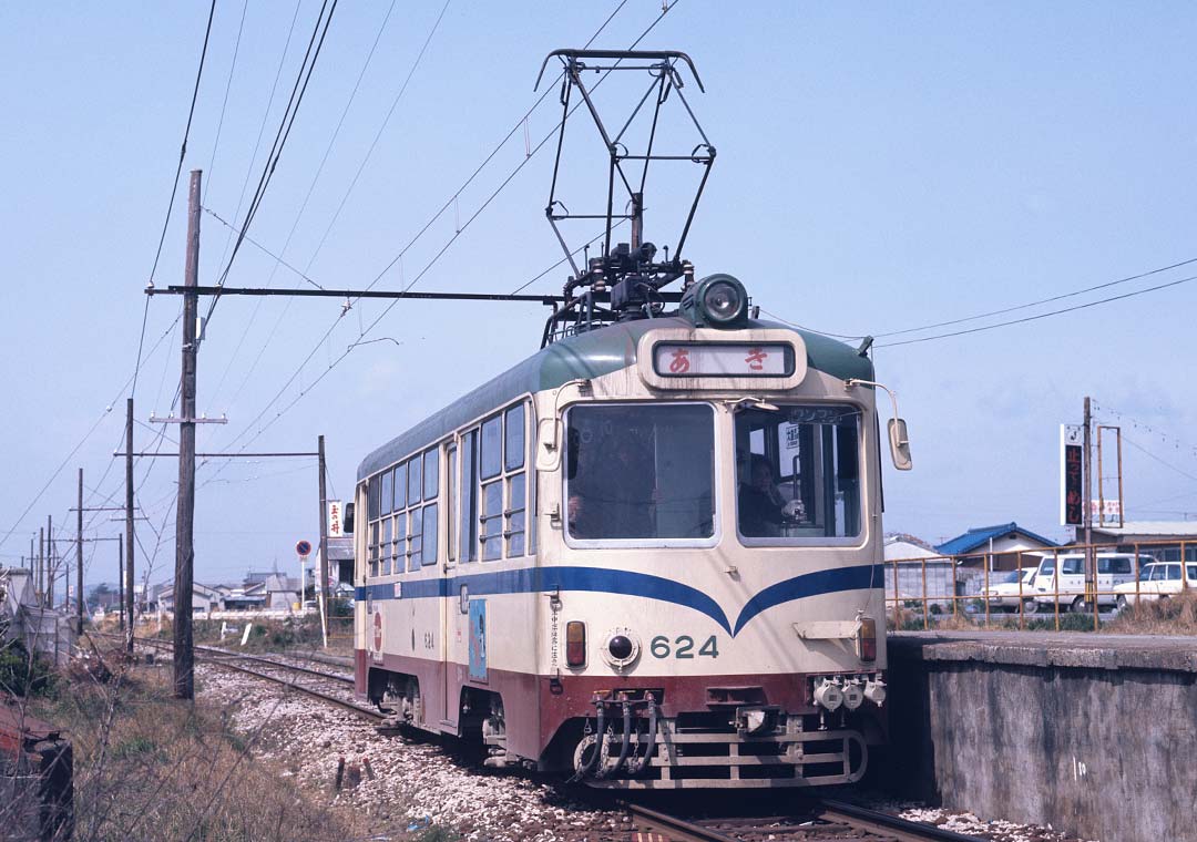 土佐電鉄軌道線600形624非冷房
