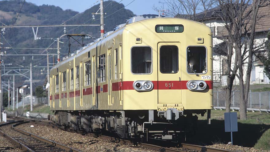 西鉄宮地岳線600系ク651号