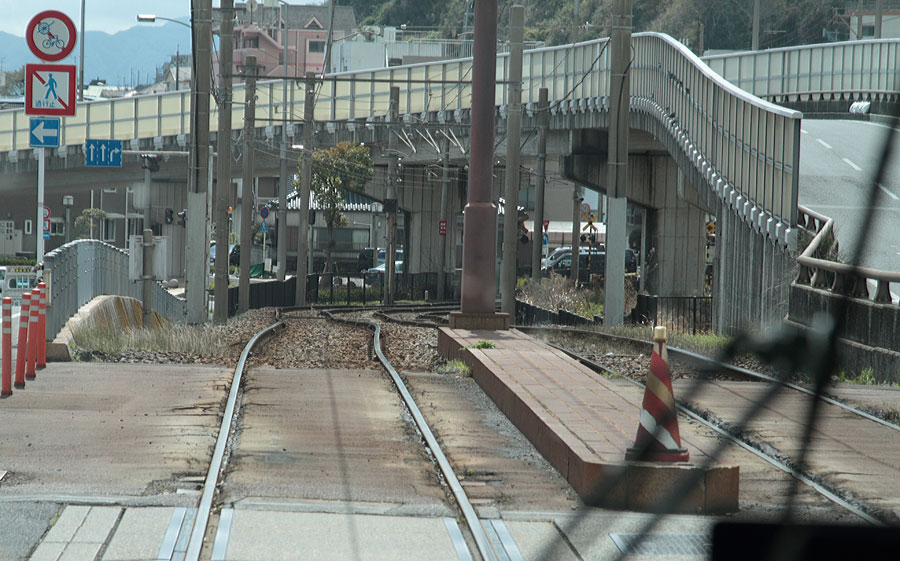 鹿児島市交通局専用軌道涙橋