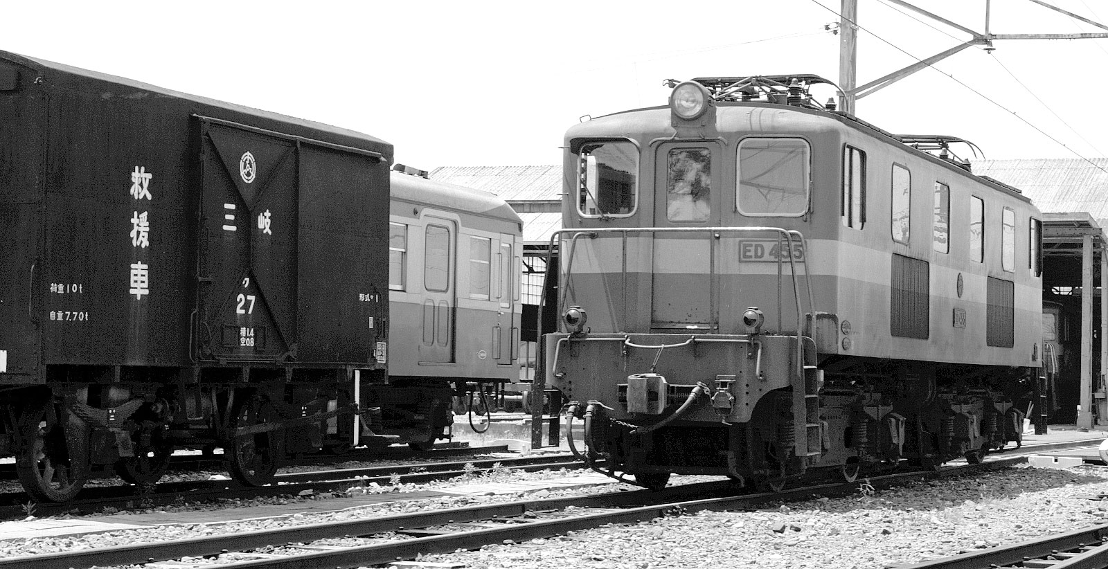 三岐鉄道ED455 板枠台車時代