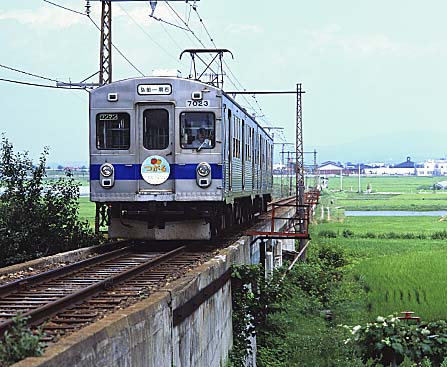 弘南鉄道尾上高架橋尾上方取り付け部