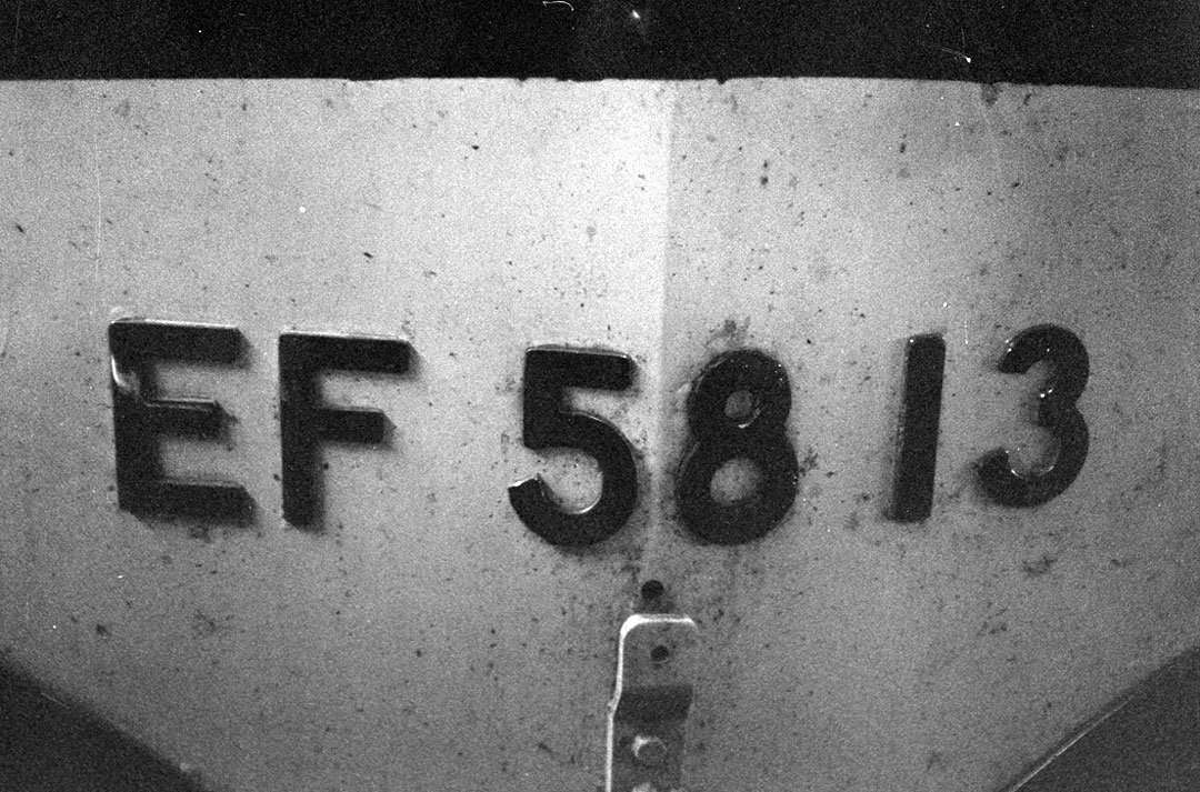 EF5813ナンバー