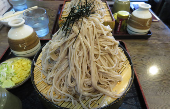 小布施そば朝日屋　大盛り蕎麦