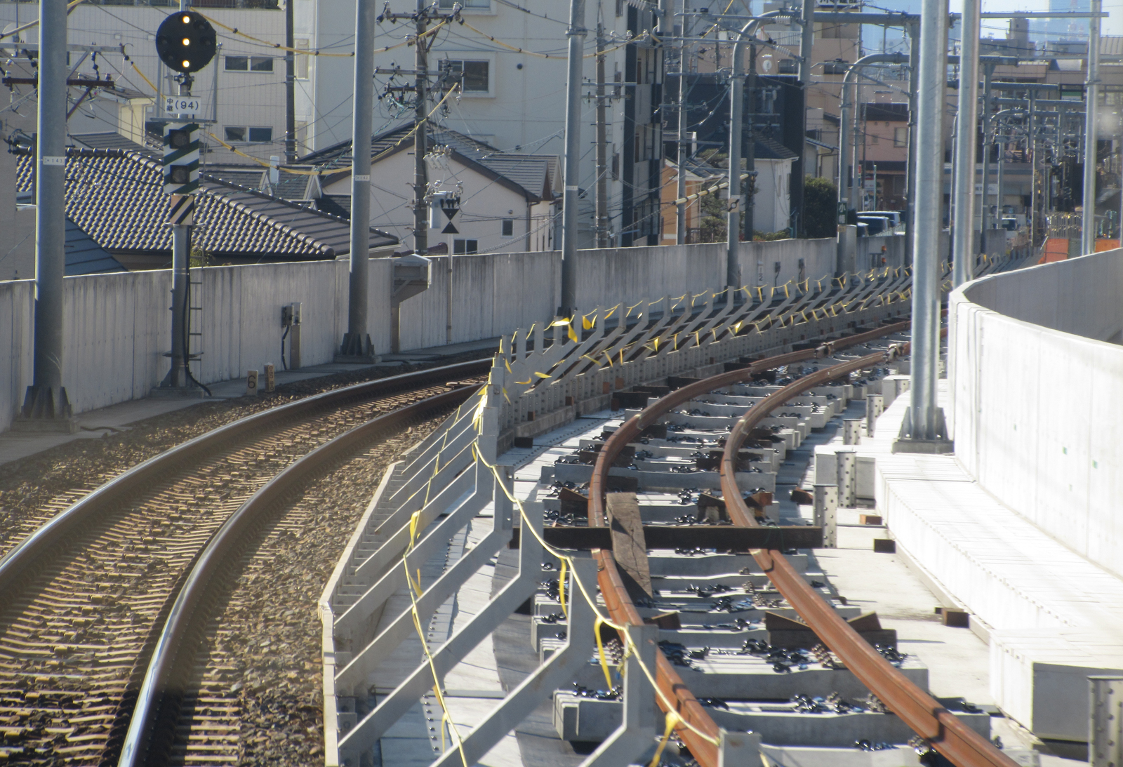 名鉄瀬戸線喜多山高架工事