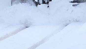 弘南鉄道ラッセル出動積雪状況02