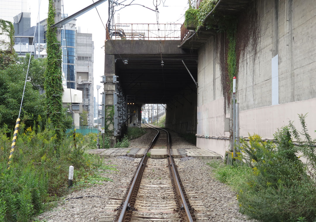 高島貨物線 三菱踏切