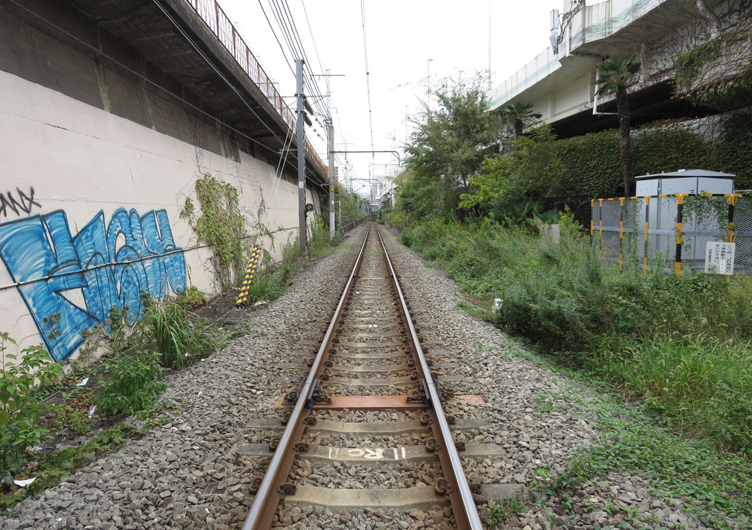 高島貨物線三菱踏切