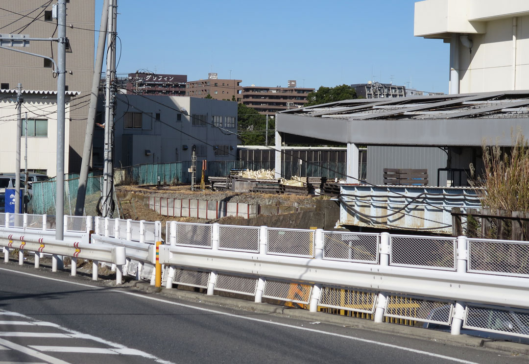 瑞穂橋梁取り付け勾配部